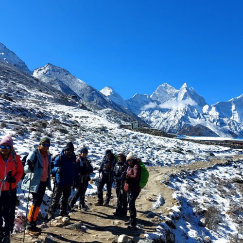 On The Way To Rock of Everest Base Camp Trek