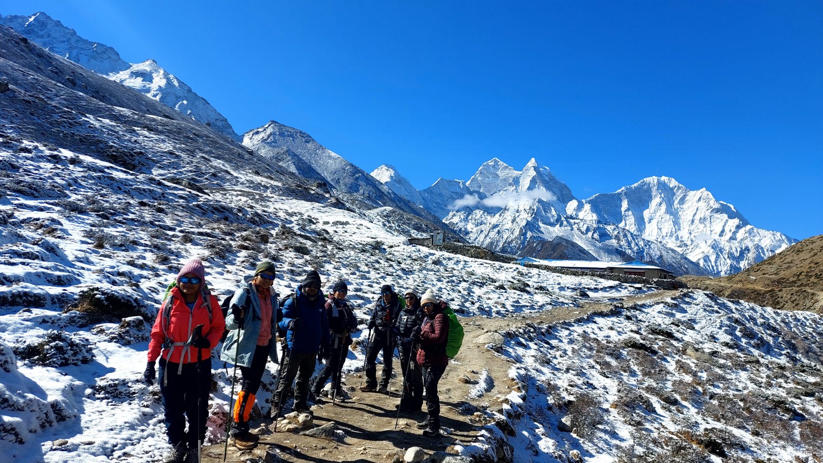 On The Way To Rock of Everest Base Camp Trek