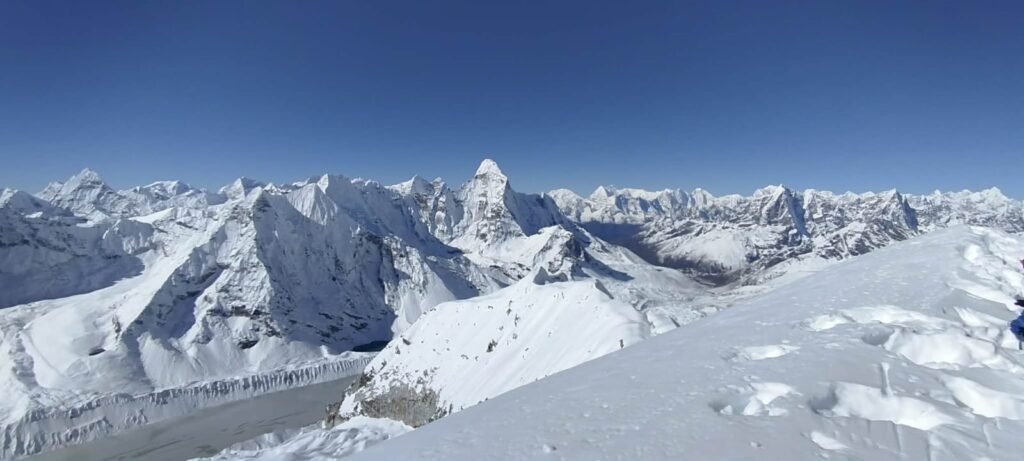 View From View From Island Peak Climbing