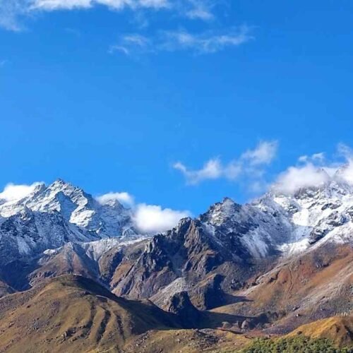 Himalaya Range in Langtang Region