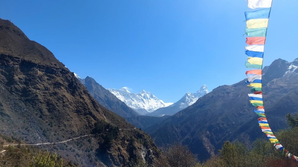 Panorama view of Everest region