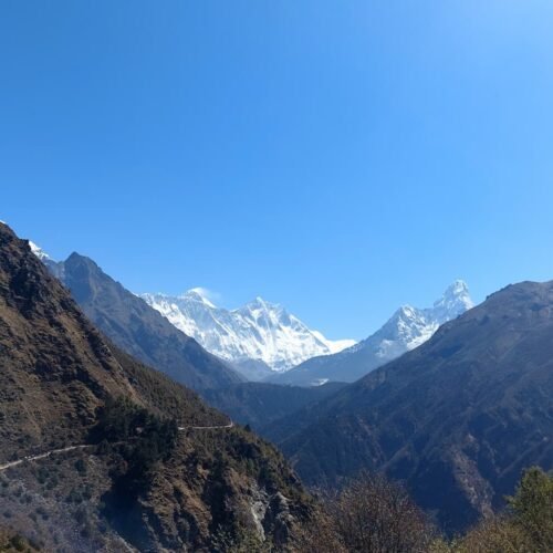 Panorama view of Everest region